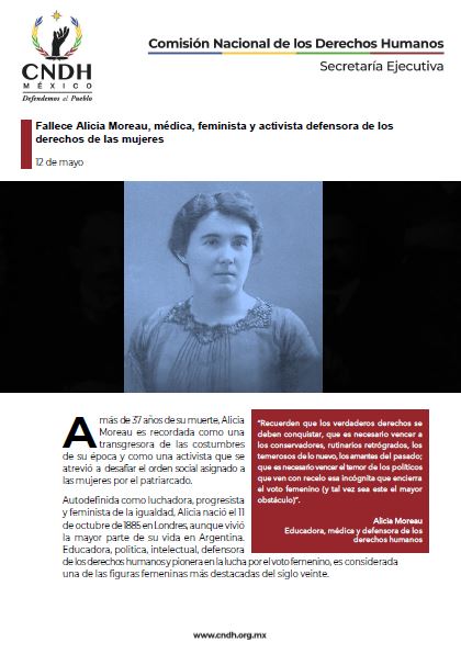 Fallece Alicia Moreau, médica, feminista y activista defensora de los derechos de las mujeres