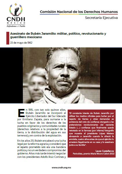 Asesinato de Rubén Jaramillo: militar, político, revolucionario y guerrillero mexicano