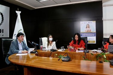 La presidenta de la CNDH, Rosario Piedra Ibarra, presentó la iniciativa “Rutas de acción por el derecho a una vida libre de violencias”.