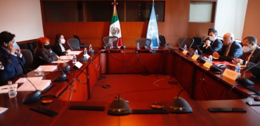 La presidenta de la CNDH, Rosario Piedra Ibarra, se reunió con integrantes del Comité contra la Desaparición Forzada de la ONU, a quienes presentó una serie de propuestas para atender ese flagelo de manera integral