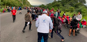 Preocupa a CNDH condiciones en que se realiza la caravana migrante
