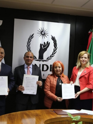La CNDH firma Instrumentos de Cooperación Internacional con Instituciones Nacionales de Derechos Humanos de Colombia, Costa Rica y Guatemala