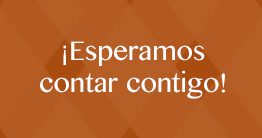 ¡Esperamos contar contigo!