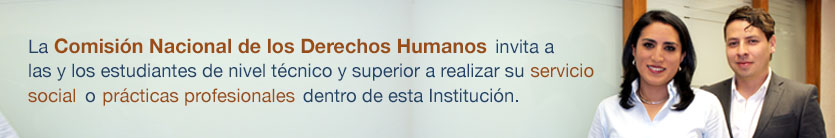 Invitación de la CNDH para Servicio Social