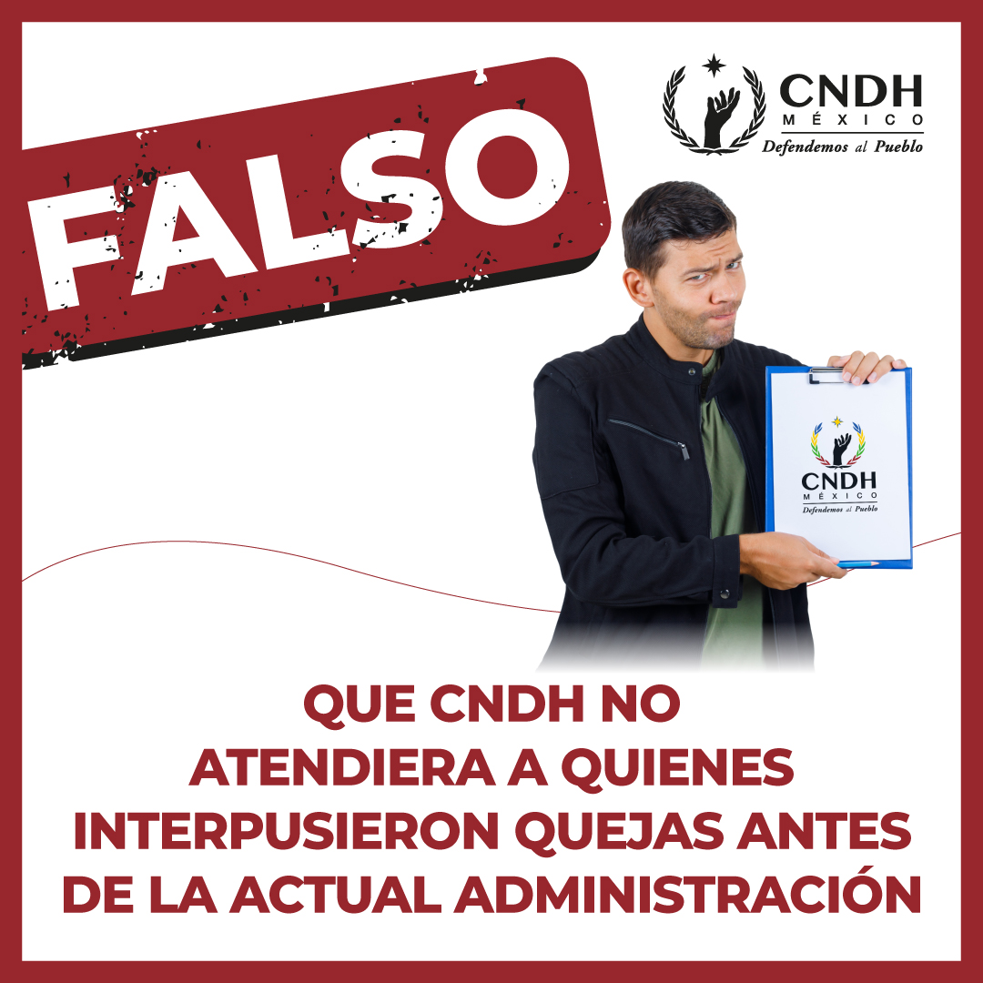 Que CNDH no atendiera a quienes interpusieron quejas antes de la actual administración