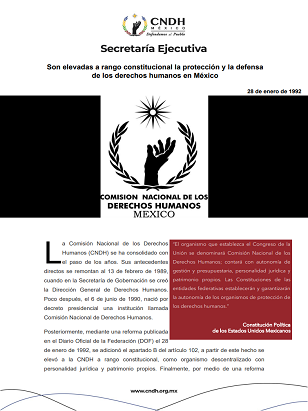 Son elevadas a rango constitucional la protección y la defensa de los derechos humanos en México