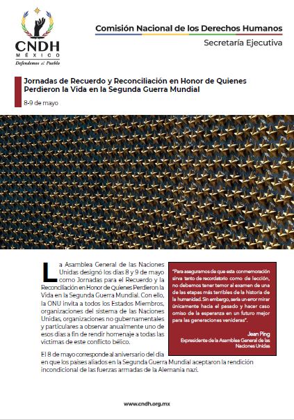 Jornadas de Recuerdo y Reconciliación en Honor de Quienes Perdieron la Vida en la Segunda Guerra Mundial