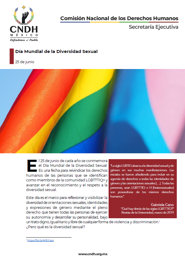 Día Mundial de la Diversidad Sexual
