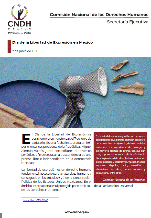 Día de la Libertad de Expresión en México
