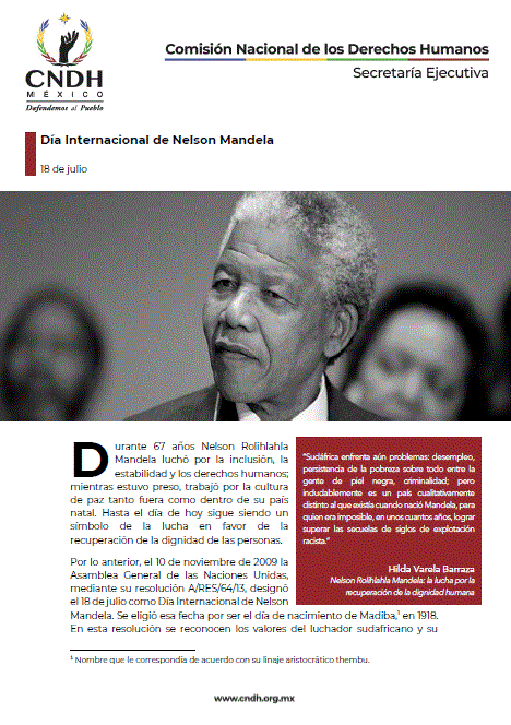 Día Internacional de Nelson Mandela