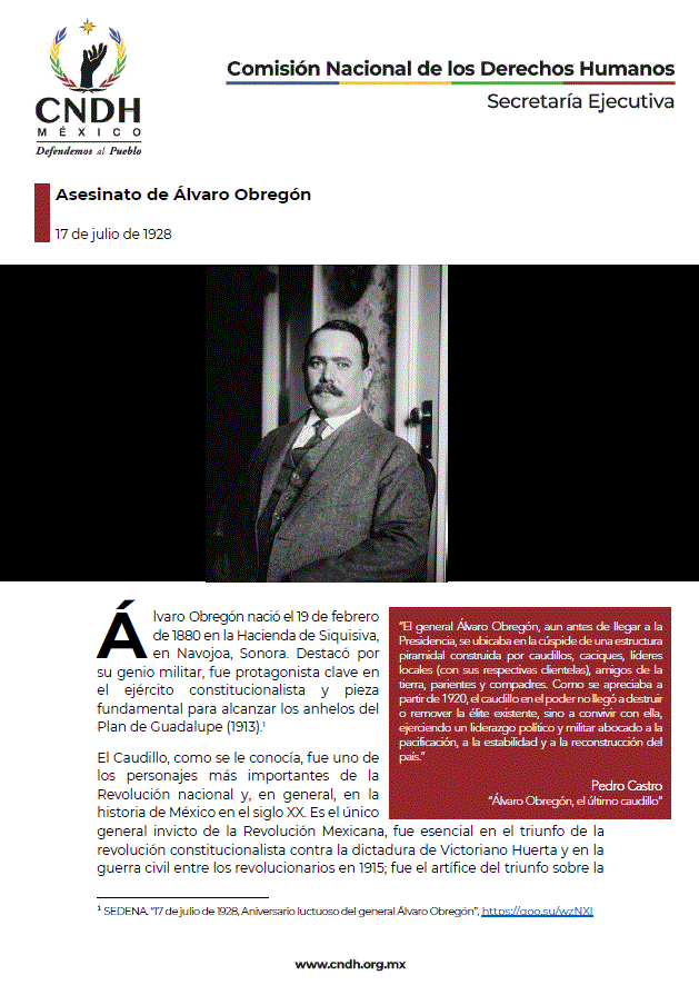 Asesinato de Álvaro Obregón