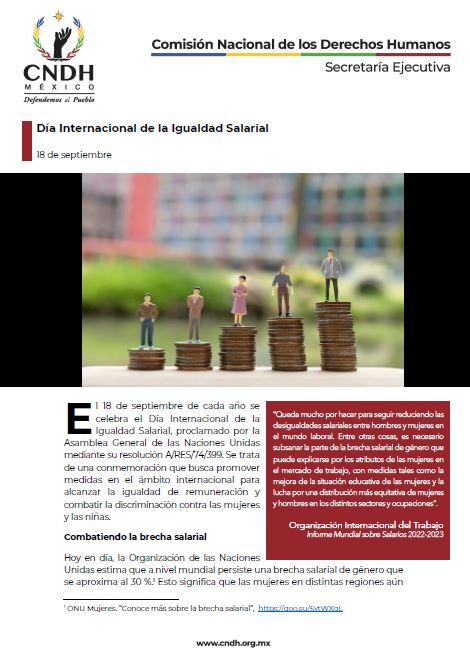 Día Internacional de la Igualdad Salarial