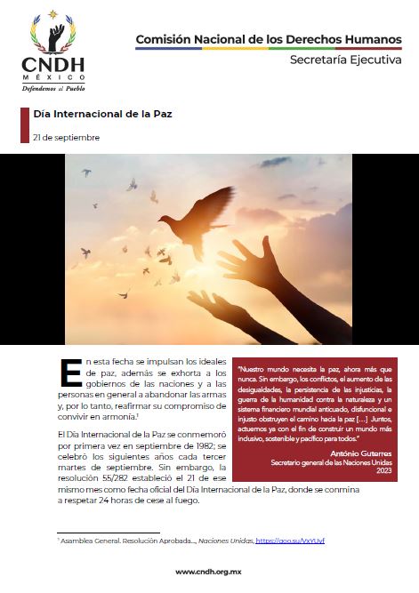 Día Internacional de la Paz