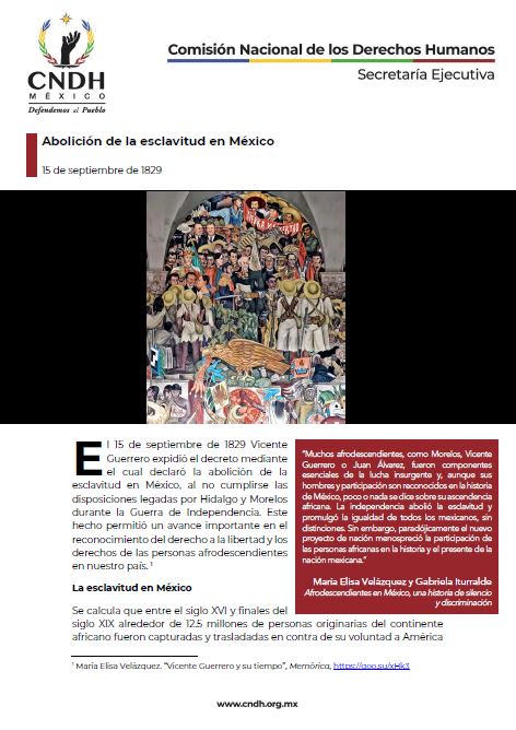 Abolición de la esclavitud en México