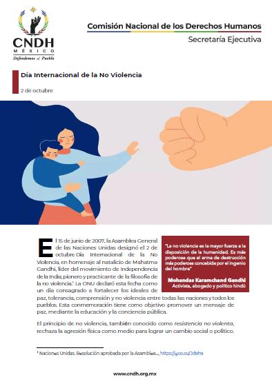 Día Internacional de la No Violencia