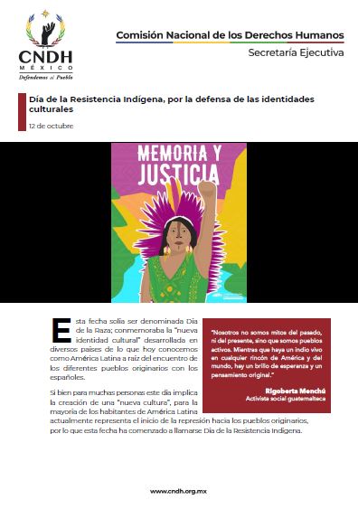 Día de la Resistencia Indígena, por la defensa de las identidades culturales