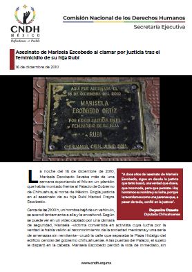 Asesinato de Marisela Escobedo al clamar por justicia tras el feminicidio de su hija Rubí