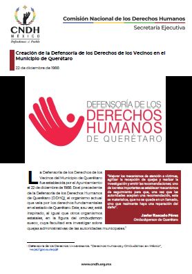 Creación de la Defensoría de los Derechos de los Vecinos en el Municipio de Querétaro