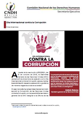Día Internacional contra la Corrupción