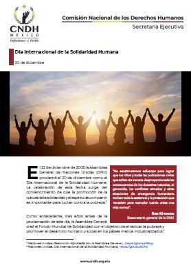 Día Internacional de la Solidaridad Humana