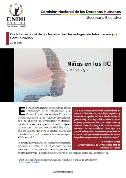 Día Internacional de las Niñas en las Tecnologías de Información y la Comunicación
