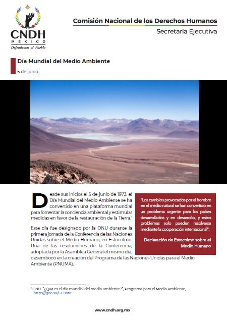 Día Mundial del Medio Ambiente