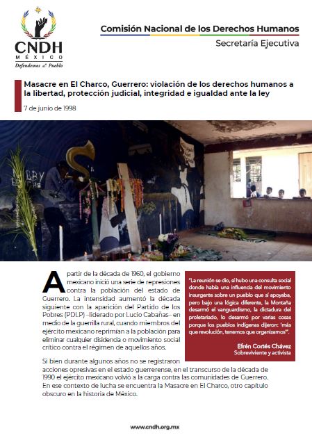 Masacre en El Charco, Guerrero: violación de los derechos humanos a la libertad, protección judicial, integridad e igualdad ante la ley