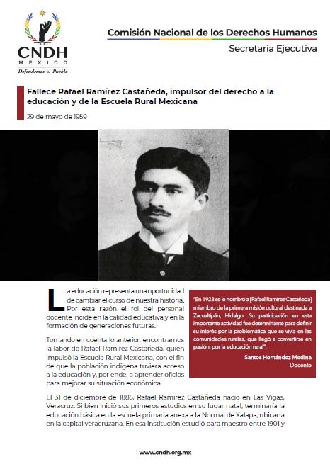 Fallece Rafael Ramírez Castañeda, impulsor del derecho a la educación y de la Escuela Rural Mexicana