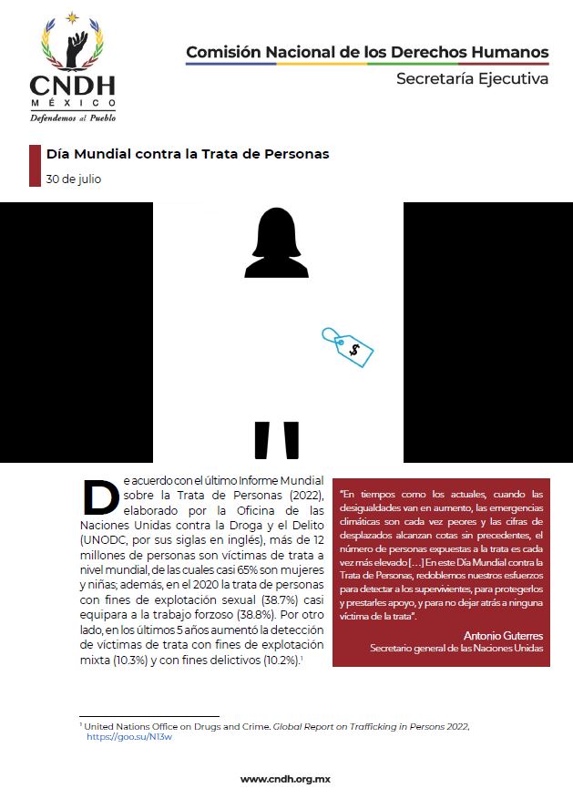 Día Mundial contra la Trata de Personas