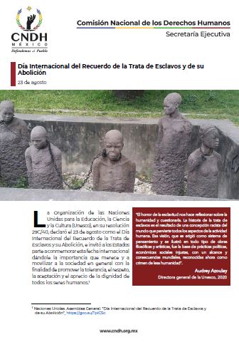 Día Internacional del Recuerdo de la Trata de Esclavos y de su Abolición