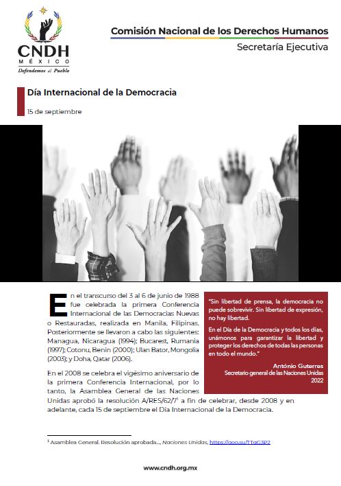 Día Internacional de la Democracia