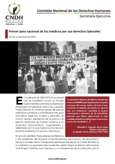 Primer paro nacional de los médicos por sus derechos laborales