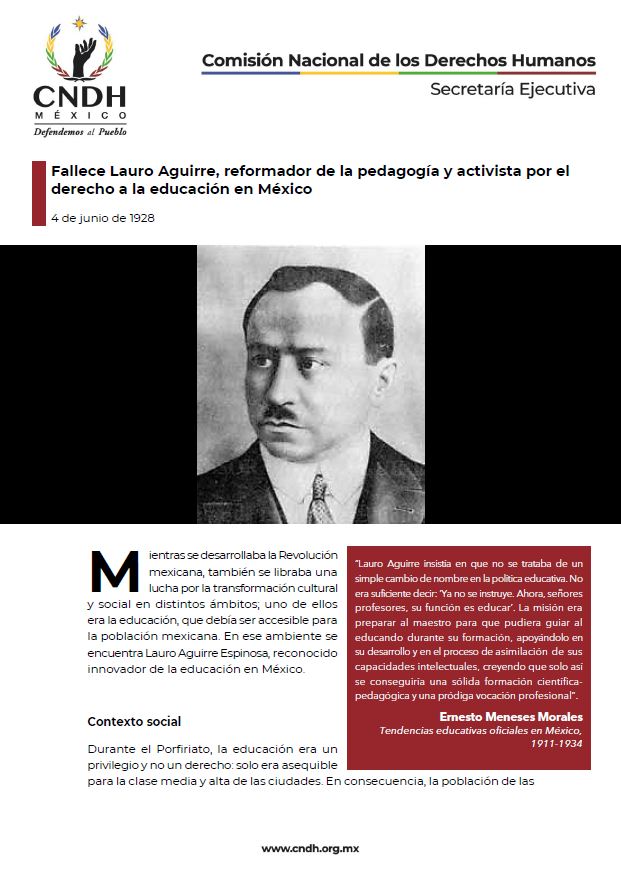 Fallece Lauro Aguirre, reformador de la pedagogía y activista por el derecho a la educación en México