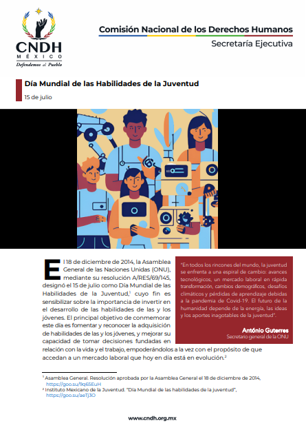  Día Mundial de las Habilidades de la Juventud