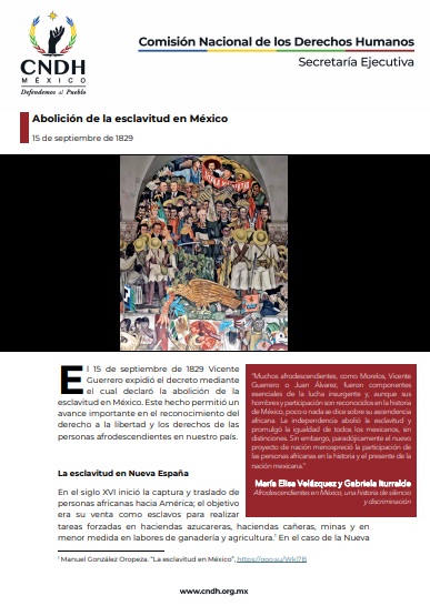 Abolición de la esclavitud en México