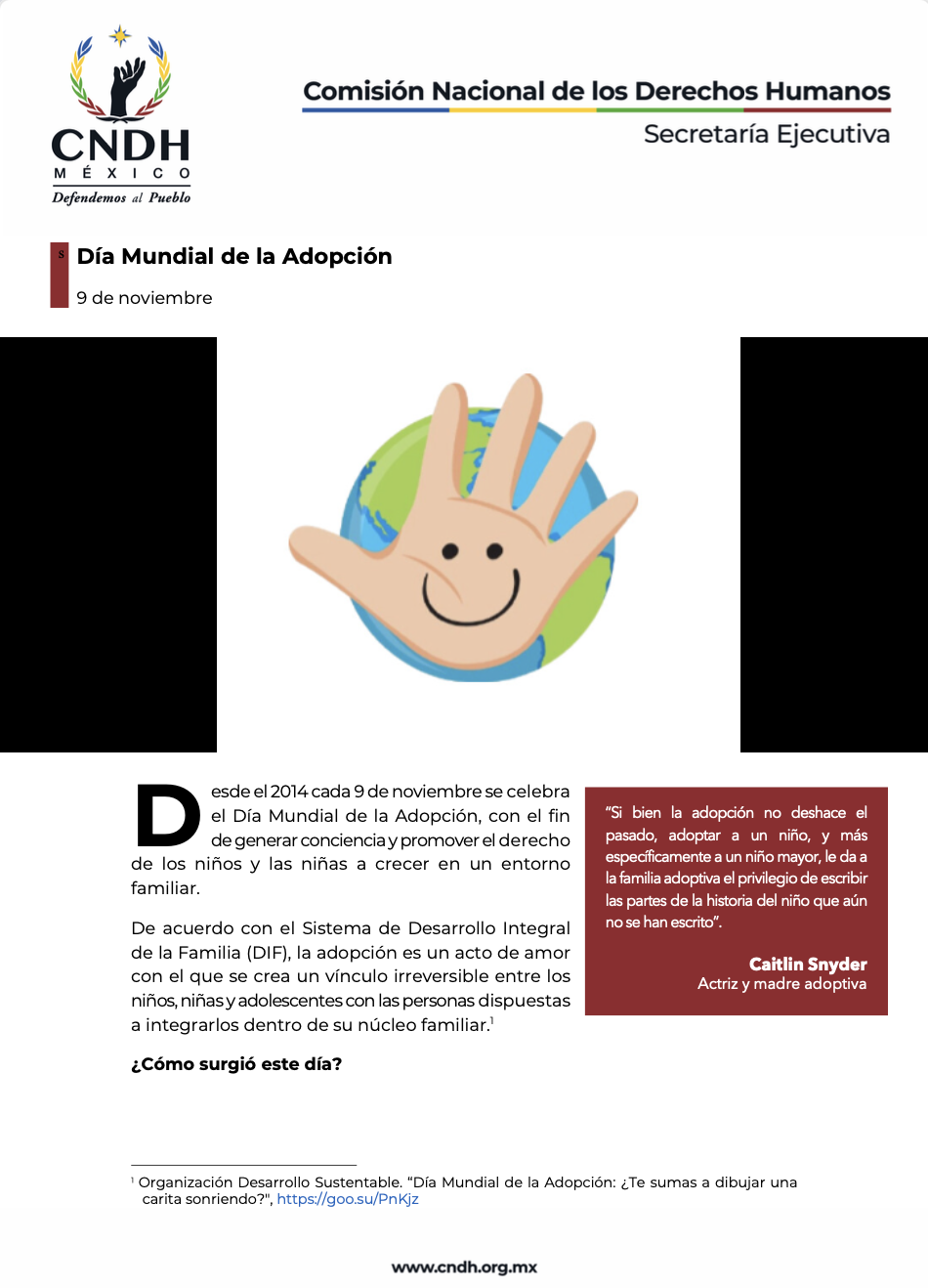 Día Mundial de la Adopción