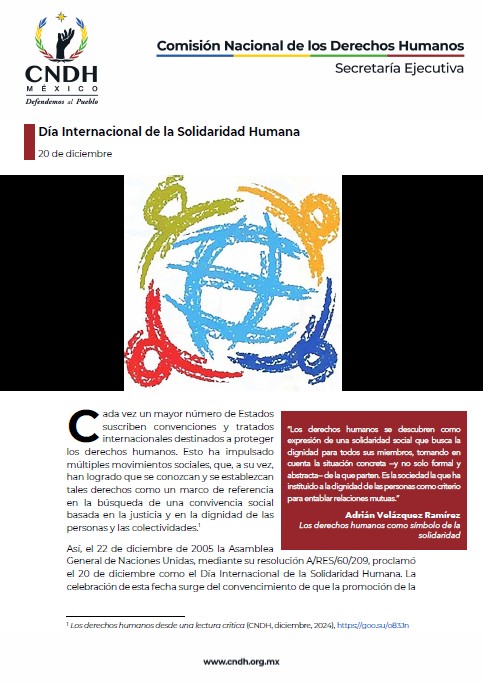 Día Internacional de la Solidaridad Humana