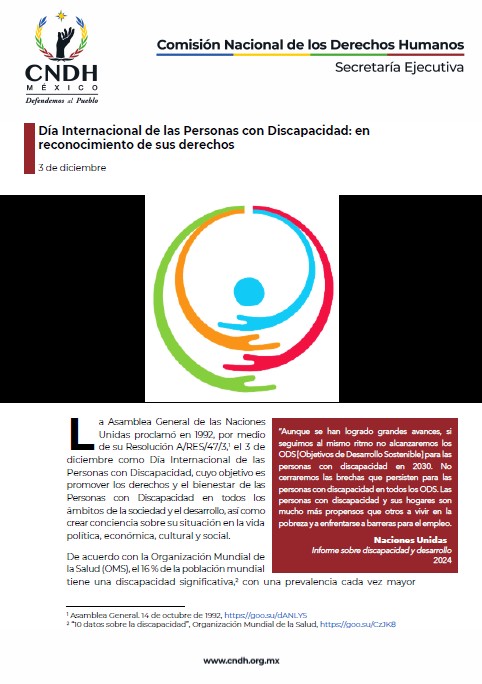 Día Internacional de las Personas con Discapacidad: en reconocimiento de sus derechos