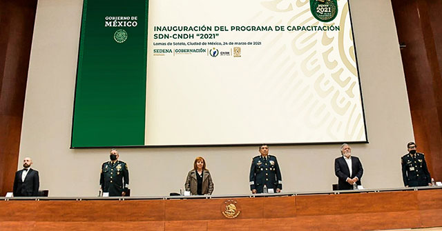 CNDH y SEDENA inician programa educativo en materia de derechos humanos 