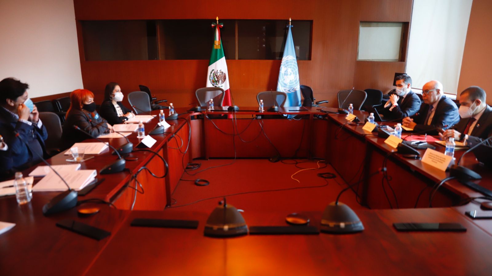 La presidenta de la CNDH, Rosario Piedra Ibarra, se reunió con integrantes del Comité contra la Desaparición Forzada de la ONU, a quienes presentó una serie de propuestas para atender ese flagelo de manera integral