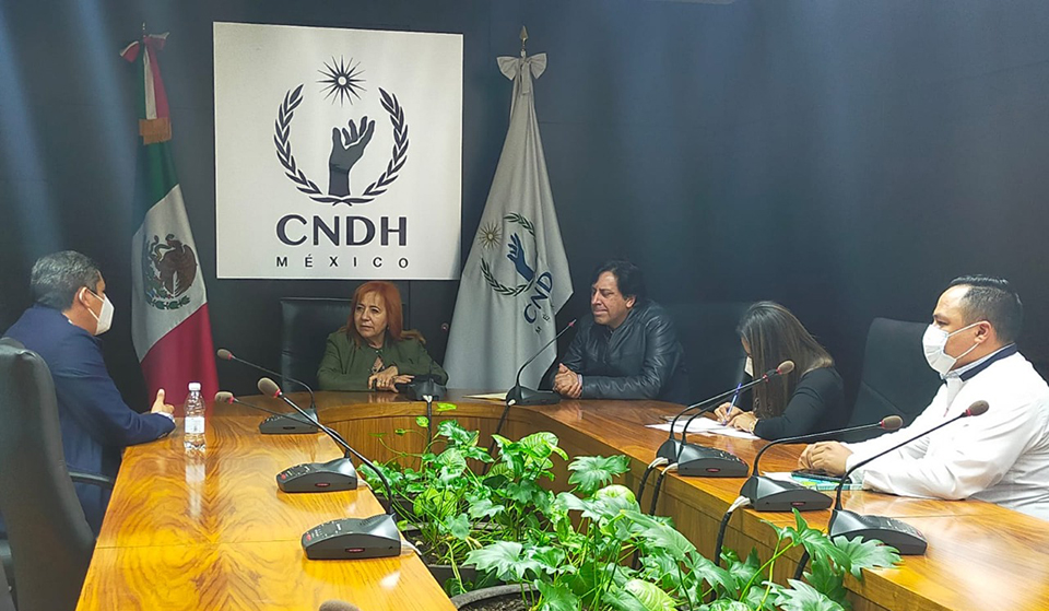 CNDH da seguimiento a los compromisos acordados con víctimas de desplazamiento forzado en Tierra Blanca Copala, Oaxaca