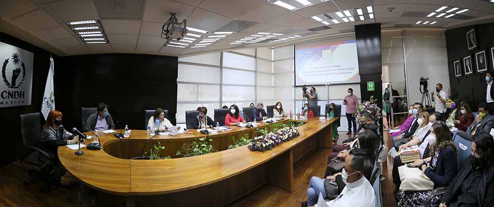CNDH Recibe Certificación de la Norma Mexicana NMX-R-025-SCFI-2015 en materia de Igualdad Laboral y no Discriminación