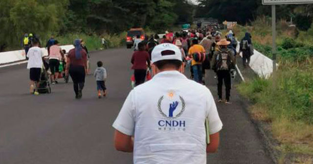 Preocupa a CNDH condiciones en que se realiza la caravana migrante