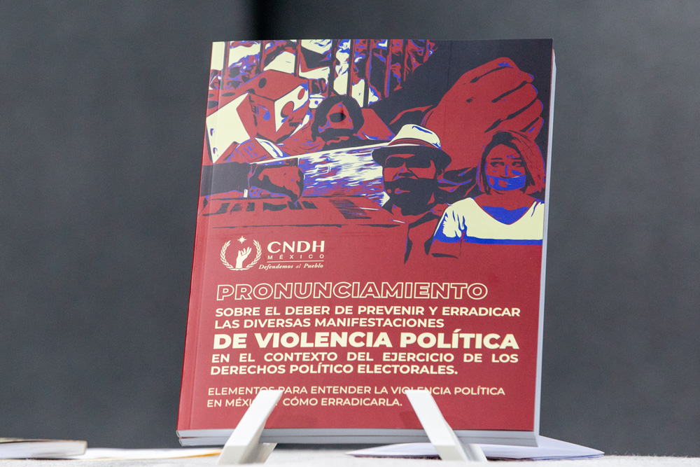 Presentación del libro “Pronunciamiento sobre el deber de prevenir y erradicar las diversas manifestaciones de violencia política en el contexto del ejercicio de los derechos político-electorales”