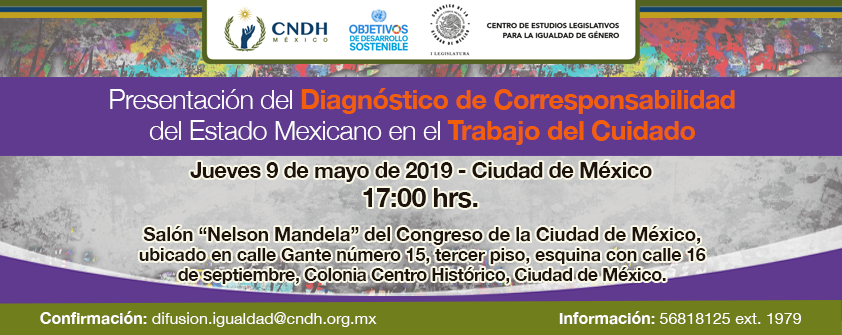 Presentación del Diagnóstico de Corresponsabilidad del Estado Mexicano en el Trabajo del Cuidado