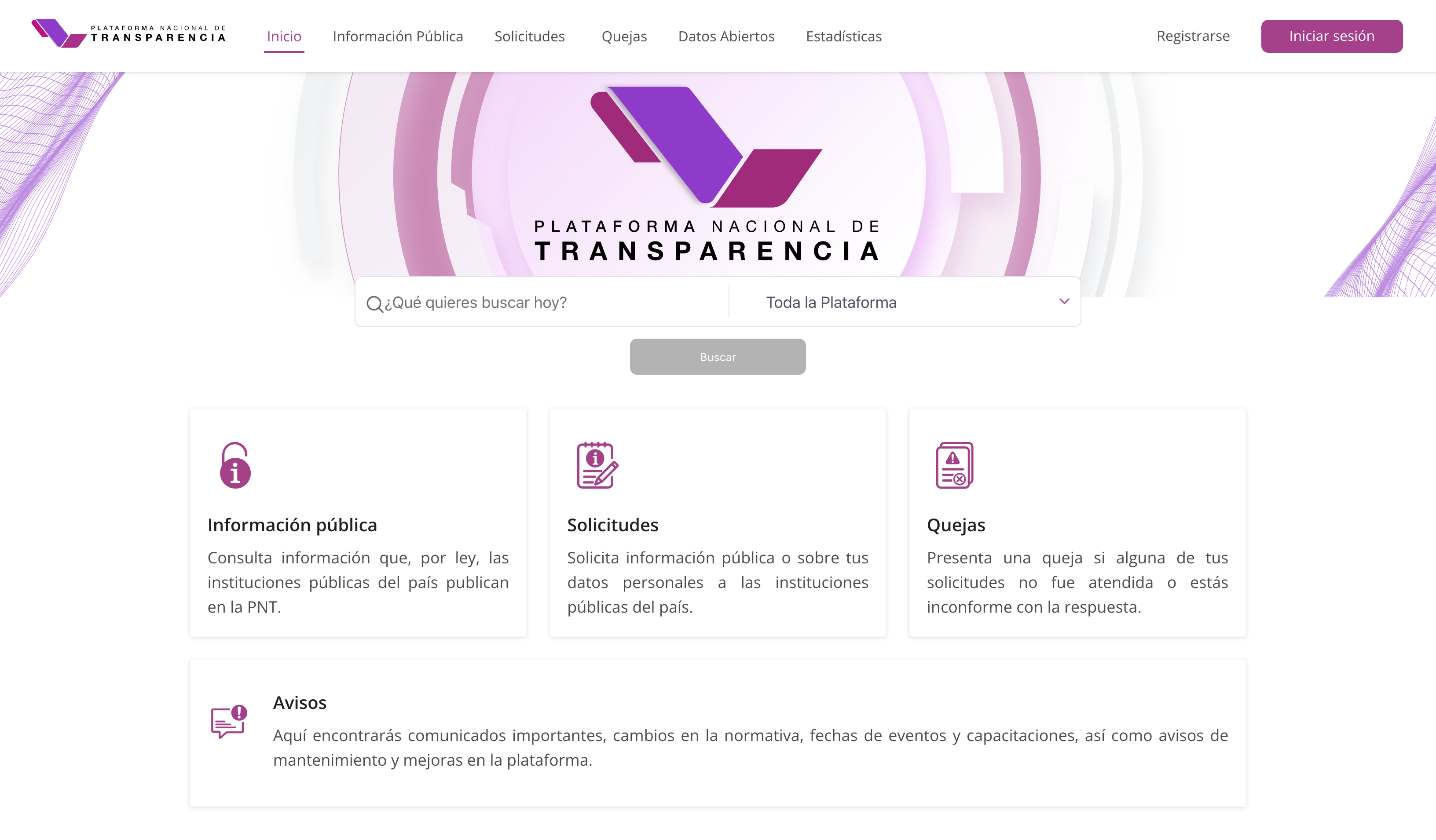 Plataforma Nacional de Transparencia