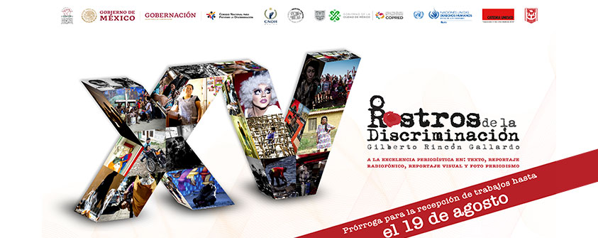 XV Premio Nacional Rostros de la Discriminación "Gilberto Rincón Gallardo" 2019