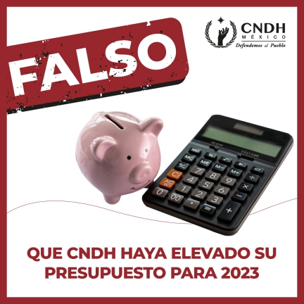 Que CNDH haya elevado su presupuesto para el 2023