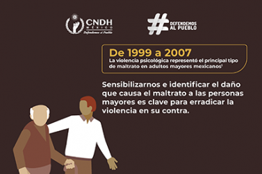 Sensibilizarnos e identificar el daño que causa el maltrato a las personas mayores es clave para erradicar la violencia en su contra.