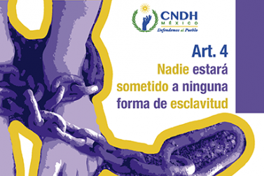 Nadie estará sometido a ninguna forma de esclavitud